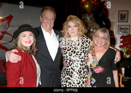 Los Angeles, CA, USA. Feb 20, 2019. LOS ANGELES - jan 20 : Conci Nelson, Eric Braeden, Melody Thomas Scott, Kay Alden au Melody Thomas Scott célèbre 40 ans sur Y&R Événement à CBS Television City le 20 février 2019 à Los Angeles, CA : Crédit Kay Blake/ZUMA/Alamy Fil Live News Banque D'Images