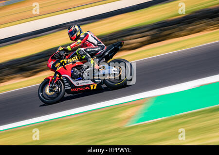 Melbourne, Australie. 23 févr. 2019. Au cours de la Superpole WSB MOTUL 2019 Championnat du Monde FIM Superbike à Phillip Island, en Australie le 23 février 2019. Crédit : Dave Hewison Sports/Alamy Live News Banque D'Images