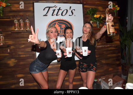 Beavh de Miami, Floride, USA. 22 févr. 2019. Atmosphère à la South Beach Wine & Food Festiva BURGER BASH le 22 février 2019 à Miami Beach, Floride. Personnes : Atmosphère tempêtes Crédit : Media Group/Alamy Live News Banque D'Images