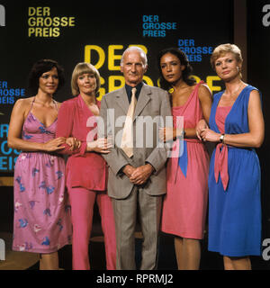 DER GROSSE PREIS SILVIA BRETSCHNEIDER, Beate, HÖPF Kandidat Champion und THEODERICH HERTH, JANITA KÜHNE, MARIANNE PRILL, Sendung vom 14.8.1980 Banque D'Images