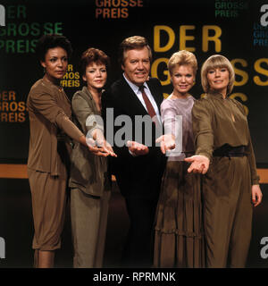 DER GROSSE PREIS JANITA KÜHNL, SILVIA BRETSCHNEIDER, WIM THOELKE, MARIANNE PRILL, BEATE HOPF, 1984 Banque D'Images