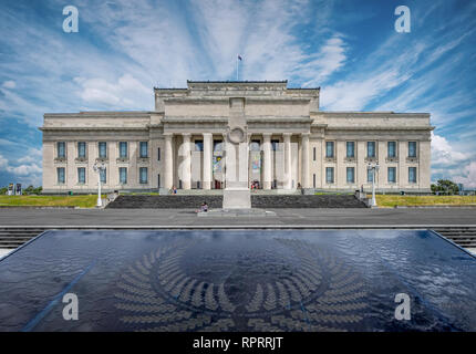 War Memorial Museum à Auckland, en Nouvelle-Zélande. Banque D'Images