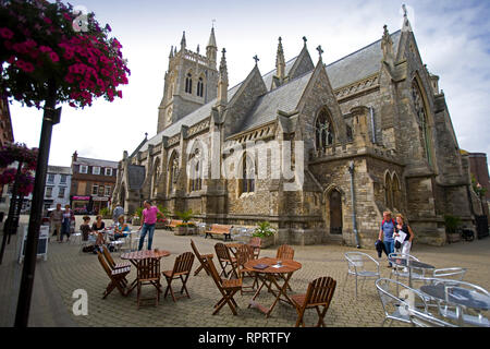 L'église St Thomas', Carré, Newport, Isle of Wight, Angleterre, RU Banque D'Images