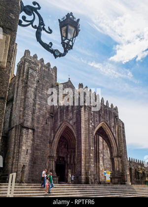 Catedral de Santa María. Tui. Pontevedra. La Galice. España Banque D'Images