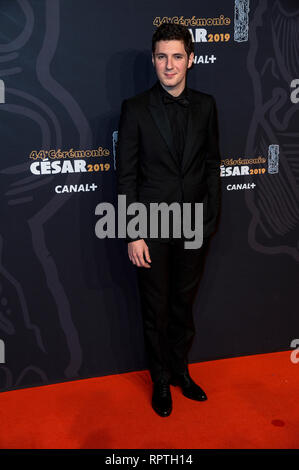 Vincent Lacoste vu sur le tapis rouge lors de la Cesar Film Awards 2019 à la Salle Pleyel à Paris, France. Banque D'Images