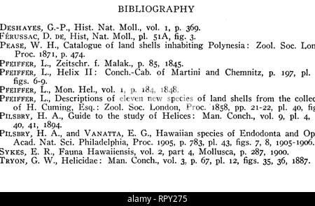. Des escargots de Hawaï, l'île de Noël, et Samoa. Mollusques les mollusques escargots ; ; ; mollusques. 28 Bernice P. Bishop Museum-Bulletin 47 DISTRIBUTION ET Anatomie d'PUPOIDOPSIS HAWAIIENSIS PAR C. MONTAGUE COOKE :, JR., ET DE MARIE C. N AI^DISTRIBUTION, la seule espèce connue de Pup vieux op sis, P. hawaiiensis, décrite par Pilsbry et Cooke,^ est abondant dans toutes les principales îles Hawaïennes partout où calcaires grès éoliens "" se produit. En plus des municipalités ont indiqué dans le manuel de conchyliologie, les spécimens ont été prises plus tard à Koloa, Mahaulepu, et Kealia sur l'île de Kauai. Tous les Hawaii Banque D'Images