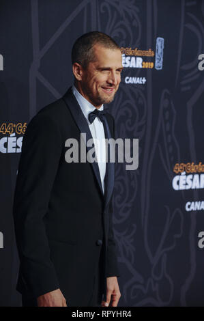 Paris, Ile de France, France. Feb 22, 2019. Guillaume Canet vu sur le tapis rouge lors de la Cesar Film Awards 2019 à la Salle Pleyel à Paris, France. Credit : Thierry Le Fouille/SOPA Images/ZUMA/Alamy Fil Live News Banque D'Images