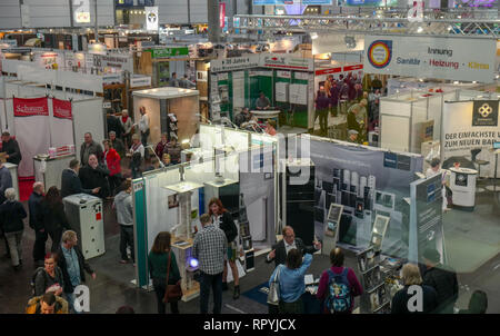 Leipzig, Allemagne. Feb 23, 2019. Sommaire des Hall 5 au Salon Central allemand 2019 à la foire de Leipzig. Le salon 'Haus Garten Freizeit" aura lieu parallèlement à la foire commerciale de 23.02.-03.03.2019. Crédit : Peter Endig/dpa/Alamy Live News Banque D'Images