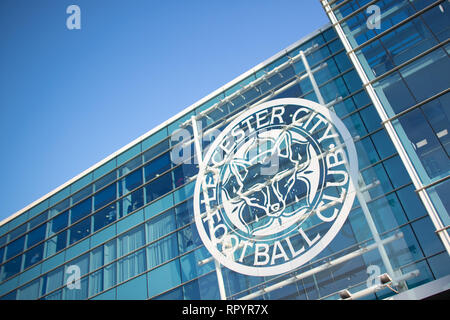 King Power Stadium, Leicester, UK. Feb 23, 2019. Premier League EPL, Leicester City et Crystal Palace ; une vue générale de la King Power Stadium avant le coup d'envoi : Action Crédit Plus Sport/Alamy Live News Banque D'Images