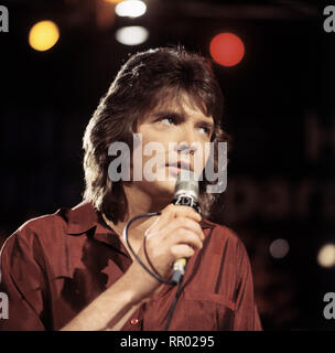 BERND CLÜVER, 80er / Überschrift : BERND CLÜVER Banque D'Images