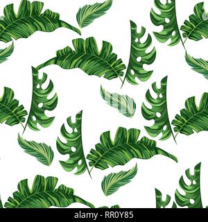 Feuilles nature cartoon Illustration de Vecteur