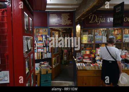 Deja Vu la librairie, Salamanque, Hobart, Tasmanie, Australie. Aucune communication ou MR Banque D'Images