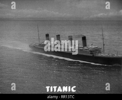 La Propagande nazie TITANIC 1943 interdit par Goebbels administration Herbert Selpin film de Werner Klingler Tobis Filmkunst Allemagne Deutschland Banque D'Images