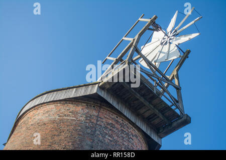 Hough Mill à l'origine connu comme Thringstone moulin dans la campagne du Leicestershire Banque D'Images