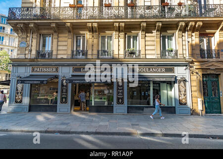 Ernest & Valentin boulangerie , une boulangerie sur la rue Réaumur, Paris .France Banque D'Images