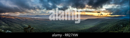 Halls Gap Lookout dans le parc national des Grampians, Victoria, Australie Banque D'Images