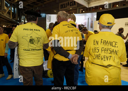 Paris, France. Feb 23, 2019. Le 56e Salon International de l'Agriculture ouvre ses portes du 23 février au 3 mars 2019 à Paris, France. Credit : Bernard Menigault/Alamy Live News Banque D'Images