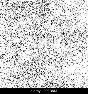 Texture granuleuse noir isolé sur fond blanc. Incrustation de poussières. Bruit sombre Granules. Généré numériquement l'image. Éléments de conception vectorielle, illustration, Illustration de Vecteur