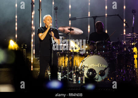 Milan, Italie. 23 Février, 2019. Tears For Fears live au Mediolanum Forum Assago Crédit : Roberto Finizio/Alamy Live News Banque D'Images