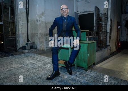 Milan, Italie. Feb 24, 2019. En 2020 la photo : Antonio Marras : Crédit Photo Agency indépendante/Alamy Live News Banque D'Images