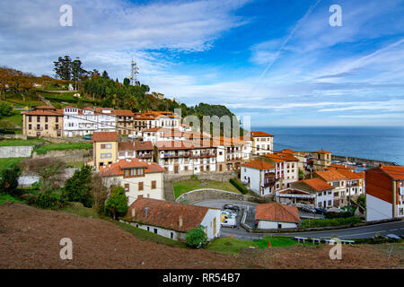 Lastres, Asturias, Espagne ; Janvier 2016 : Avis de Lastres, l'un des plus beaux villages de la côte cantabrique Banque D'Images
