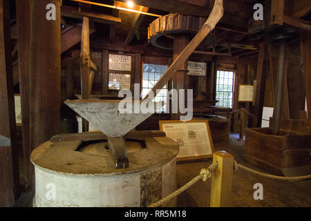 Ancien moulin, Robert Treman State Park, New York Banque D'Images