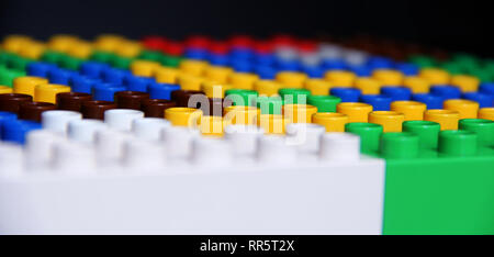 Blocs colorés Toy Banque D'Images