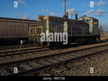 Petite locomotive de chemin de fer Banque D'Images