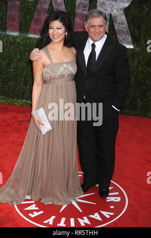 Julie Chen et Les Moonves au 2010 Vanity Fair Oscar Party hosted by Graydon Carter tenue à Sunset Tower de West Hollywood, Californie. Le 7 mars 2010. Crédit : Dennis Van Tine/MediaPunch Banque D'Images