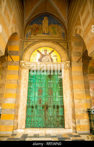 Intérieur de la cathédrale de St Andrea à Amalfi, Italie Banque D'Images