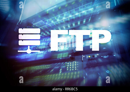 FTP - File transfer protocol. Internet et la communication concept Banque D'Images