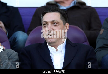 Bruxelles, Belgique. Feb 24, 2019. Bruxelles, Belgique - le 24 février : Dejan Veljkovic durant la Jupiler Pro League match day 27 entre le RSC Anderlecht et le Club de Bruges le 24 février 2019 à Bruxelles, Belgique. (Photo de Vincent Van Doornick/Isosport) Credit : Pro Shots/Alamy Live News Banque D'Images