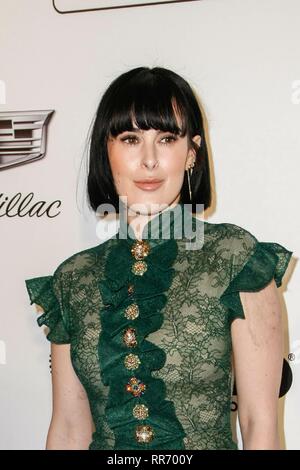 CA - 24 février : Rumer Willis à l'Elton John AIDS Foundation Academy Awards Viewing Party à West Hollywood Park le 24 février 2019 à Los Angeles, Californie. Photo : CraSH/imageSPACE/MediaPunch Banque D'Images