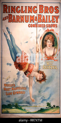 Affiches Circus World Museum Baraboo Wisconsin Banque D'Images