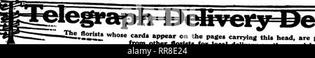 . Les fleuristes [microforme] examen. La floriculture. 14, 1922 Decbmbbb^ Les fleuristes d'examen. JTh 123^^les fleuristes, dont les cartes apparaissent sur les pages contenant cette tête, sont prêts à d'autres ordonnances CRF floriste pour deUvery locaux sur l'habituel basU.. Veuillez noter que ces images sont extraites de la page numérisée des images qui peuvent avoir été retouchées numériquement pour plus de lisibilité - coloration et l'aspect de ces illustrations ne peut pas parfaitement ressembler à l'œuvre originale.. Chicago : les fleuristes Pub. Co Banque D'Images