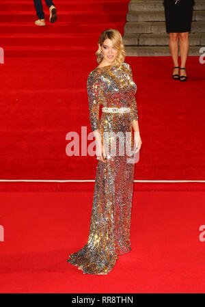 Oct 26, 2015 - Londres, Angleterre, Royaume-Uni - James Bond Spectre Première mondiale tenue au Royal Albert Hall :- Photo montre : Lea Seydoux Banque D'Images