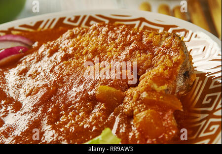 Mui Borok , Shidal,cuisine Tripuri appelé en bengali, la Birmanie est un petit, l'huile-collé et sécher le poisson fermenté Banque D'Images