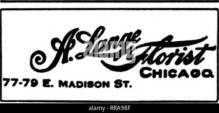 . Les fleuristes [microforme] examen. La floriculture. Envoyez vos commandes à Chicago, H. N. BRUNS mieux équipée Store sur le côté ouest 3040 W. Madison St.. CHICAGO. Mauvais.. Veuillez noter que ces images sont extraites de la page numérisée des images qui peuvent avoir été retouchées numériquement pour plus de lisibilité - coloration et l'aspect de ces illustrations ne peut pas parfaitement ressembler à l'œuvre originale.. Chicago : les fleuristes Pub. Co Banque D'Images