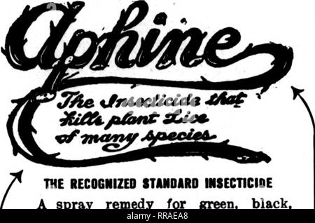 . Les fleuristes [microforme] examen. La floriculture. Nom Rue Ville et Kipps. &Gt ;^ Retafli peut-chopine pour.. 25C. La norme reconnue pour remédier à un spray insecticide vert, noir, la mouche blanche, les thrips et les infrastructures. Pour FUNGINE miMew, rouille et d'autres fléaux qui affectent les fleurs, les fruits et légumes. Pour celworms angleworms vermine, et les vers d'autres travaillant dans le sol. Pinte, $1,00 $ le gallon, 3.0O vendus par les concessionnaires Aphine Mfg Co., »••- ; !""' Enregistrez vos plantes CONTRE LES BLESSURES PAR L'APHI*, la mouche blanche, Feuille Reller* et Tycrt, et une numbsr d'autres insectes nuisibles à l'utilisation de la M'échoue sur-poison Banque D'Images