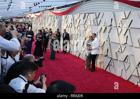 Los Angeles, CA, USA. Feb 24, 2019. Jennifer Lopez au niveau des arrivées, la 91e Academy Awards - Arrivals, le Kodak Theater à Hollywood et Highland Center, Los Angeles, CA, United States 24 Février, 2019. (Photo par : Jef Hernandez/Everett Collection) au niveau des arrivées pour la 91e Academy Awards - Arrivals, le Kodak Theater à Hollywood et Highland Center, Los Angeles, CA, 24 février 2019. Credit : Everett Collection Inc/Alamy Live News Banque D'Images