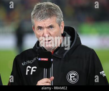 Düsseldorf, Deutschland. Feb 23, 2019. firo : 23.02.2019 Football, 2.Bundesliga, la saison 2018/2019, Fortuna Düsseldorf Düsseldorf - 1.FC Nuremberg Nuremberg 2 : 1 Friedhelm Funkel, Portrait | utilisée dans le monde entier : dpa Crédit/Alamy Live News Banque D'Images