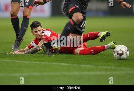 Düsseldorf, Deutschland. Feb 23, 2019. firo : 23.02.2019 Football, 2.Bundesliga, la saison 2018/2019, Fortuna Düsseldorf Düsseldorf - 1.FC Nuremberg Nuremberg 2 : 1 simple action, Dawid Kownacki | Conditions de crédit dans le monde entier : dpa/Alamy Live News Banque D'Images