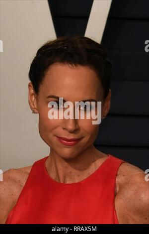 LOS ANGELES, CA - le 24 février : Minnie Driver à la Vanity Fair Oscar Party le 24 février 2019 à Los Angeles, Californie. Photo : imageSPACE /MediaPunch Banque D'Images