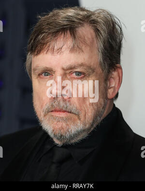 BEVERLY HILLS, LOS ANGELES, CA, USA - 24 février : Mark Hamill arrive à la Vanity Fair Oscar Party 2019 tenue à l'Wallis Annenberg Center for the Performing Arts le 24 février 2019 à Beverly Hills, Los Angeles, Californie, États-Unis. (Photo par Xavier Collin/Image Press Office) Banque D'Images