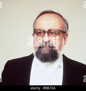 Zum 65. Geburtstag von Krzysztof Penderecki das Quartett für Klarinette und Streicher aka. Nachtmusik : / Überschrift : Krzysztof Penderecki Banque D'Images