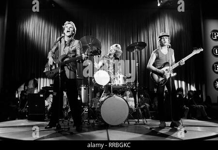 La police, le groupe de pop anglaise, chanteur et joueur de guitare basse : STING (à gauche), ca. 1979/1980. B100405 / Überschrift : la police Banque D'Images