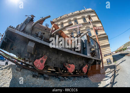 Siège de Steampunk, Oamaru, Otago, île du Sud, Nouvelle-Zélande Banque D'Images