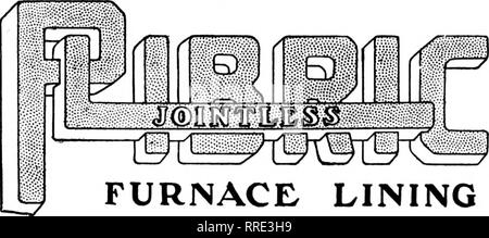 . Les fleuristes [microforme] examen. La floriculture. 27, 1921 Januaky^ Les fleuristes 129 Examen mieux que brique du feu la vie d'un four est qu'aussi longtemps que la vie de sa doublure. L'homme qui pratique l'économie de carburant d'air chaud avec ses lignes. Garnissage de four. Veuillez noter que ces images sont extraites de la page numérisée des images qui peuvent avoir été retouchées numériquement pour plus de lisibilité - coloration et l'aspect de ces illustrations ne peut pas parfaitement ressembler à l'œuvre originale.. Chicago : les fleuristes Pub. Co Banque D'Images