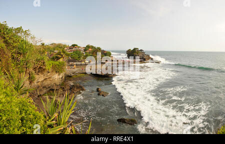 Temple de Tanah Lot, Bali, Indonésie Banque D'Images