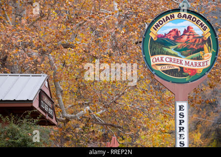 Indian Gardens Marché dans Oak Creek Canyon, Arizona Sedona USA Banque D'Images